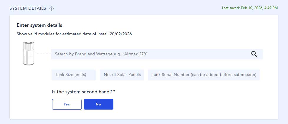 Solar Water Heater